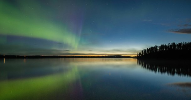 The Northern Lights in Arvidsjaur, Sweden. (Shutterstock Photo)