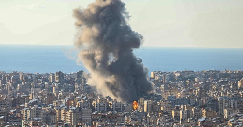 Smoke plumes billow following Israeli bombardment on southern suburbs, Beirut, Lebanon, March 2, 2026. (AFP Photo)
