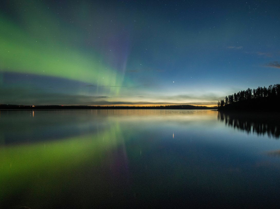 The Northern Lights in Arvidsjaur, Sweden. (Shutterstock Photo)