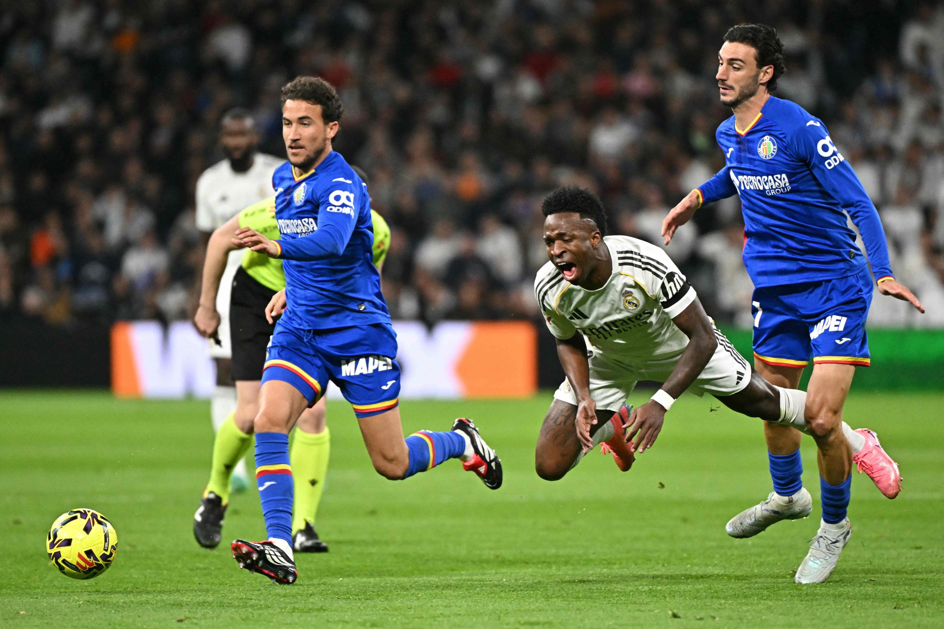 Madrid slip 4 points behind Barcelona after home loss to Getafe