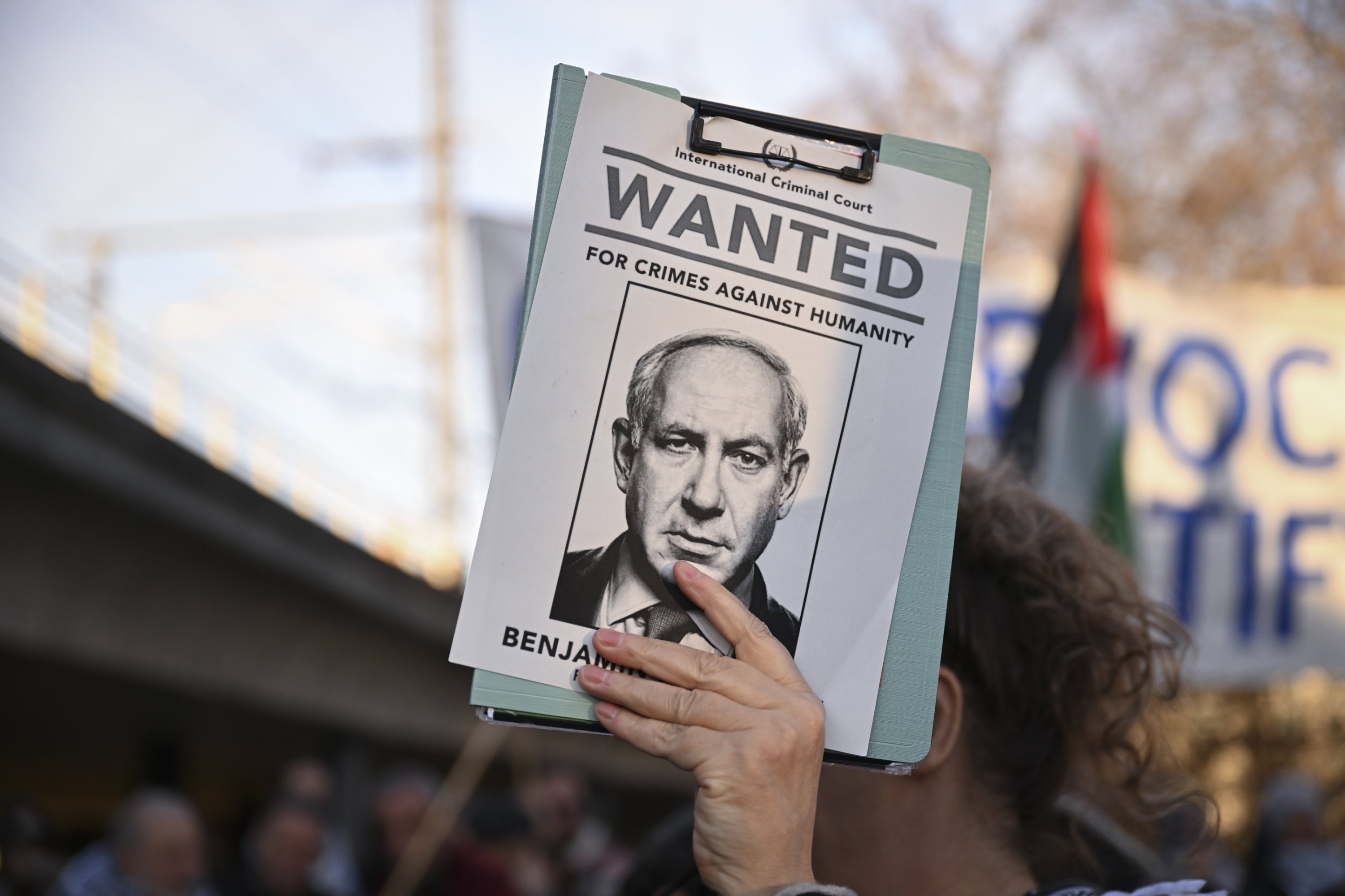 Anti-war demonstrators protest against U.S.-Israili war on Iran in Berlin, Germany, March 2, 2026. (AA Photo)