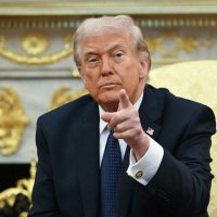 U.S. President Donald Trump speaks during a meeting with German Chancellor Friedrich Merz in the Oval Office of the White House in Washington, D.C., March 3, 2026. (AFP Photo)