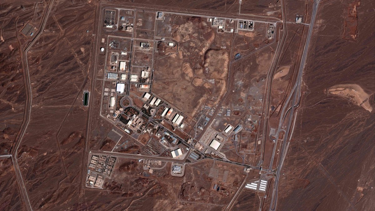 This handout satellite image shows an overview of the Natanz nuclear complex facility near Natanz, Isfahan province, Iran, March 1, 2026. (AFP Photo)