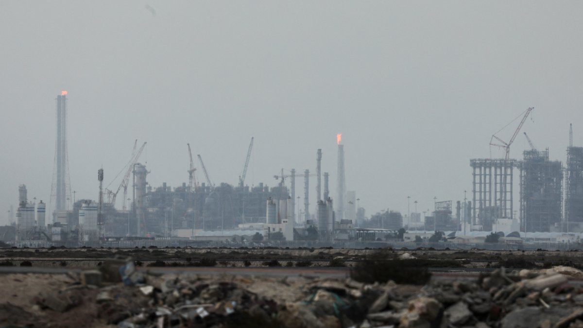 QatarEnergy's LNG production facilities, amid the U.S.-Israeli conflict with Iran, Ras Laffan Industrial City, Qatar, March 2, 2026. (Reuters Photo)