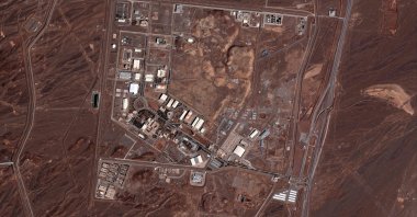 This handout satellite image shows an overview of the Natanz nuclear complex facility near Natanz, Isfahan province, Iran, March 1, 2026. (AFP Photo)