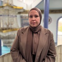 Zeynep (Ashana) Van de Weijer, a Dutch woman who converted to Islam, during an interview about her journey and its impact on her life, Tilburg, the Netherlands, Feb. 20, 2026. (AA Photo)