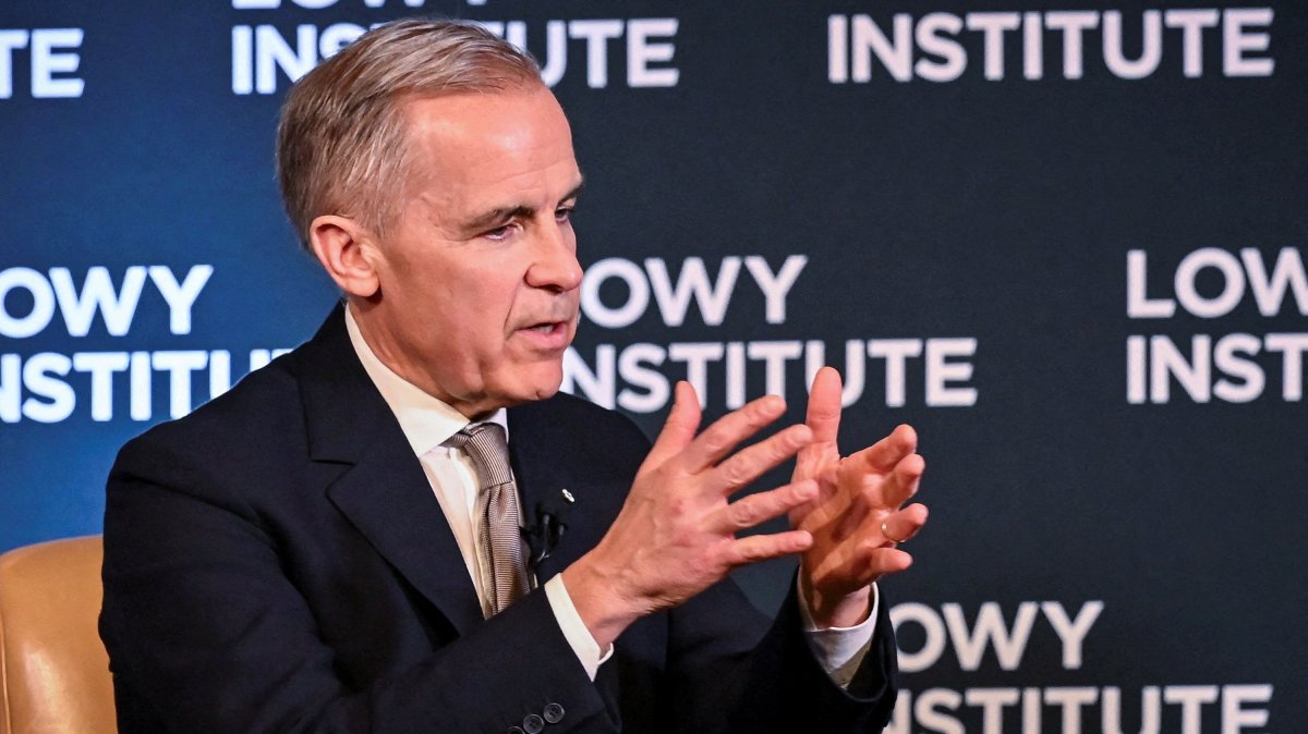 Prime Minister of Canada Mark Carney speaks during an address at the Lowy Institute in Sydney, Australia, March 4, 2026. (Reuters Photo)