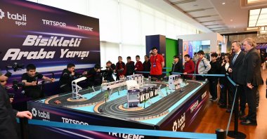 Haluk Görgün, head of Türkiye’s Presidency of Defense Industries, visits exhibition and experience areas as part of the “Ramadan at the Presidential Complex” event, Ankara, Türkiye, March 3, 2026. (AA Photo)