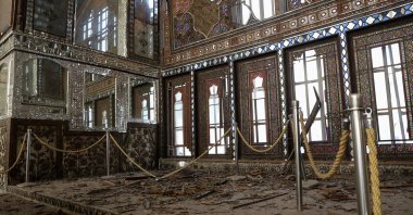 Debris at the historical monument Golestan Palace after it was damaged in an Israeli and U.S. strike, amid the U.S.-Israeli conflict with Iran, Tehran, Iran, March 3, 2026. (Reuters Photo)