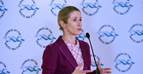 European Union High Representative for Foreign Affairs and Security Policy Kaja Kallas attends a press conference after an informal meeting of Council of the Baltic Sea States in Warsaw, Poland, March 4, 2026. (EPA Photo)