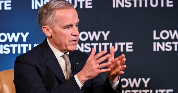 Prime Minister of Canada Mark Carney speaks during an address at the Lowy Institute in Sydney, Australia, March 4, 2026. (Reuters Photo)