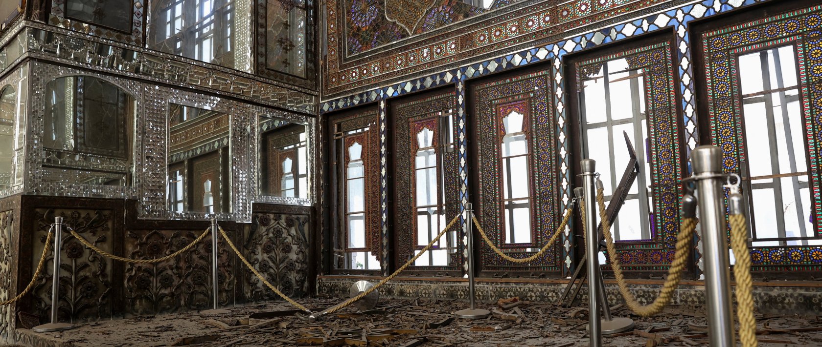 Debris at the historical monument Golestan Palace after it was damaged in an Israeli and U.S. strike, amid the U.S.-Israeli conflict with Iran, Tehran, Iran, March 3, 2026. (Reuters Photo)