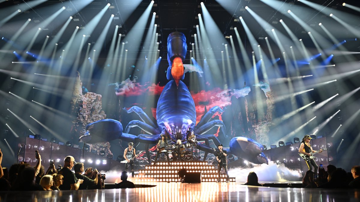 Scorpions kick off their “60th Anniversary – Coming Home World Tour” Las Vegas residency with a high-energy performance at Planet Hollywood Resort &amp; Casino in Las Vegas, Nevada, U.S., Aug. 14, 2025. (Getty Images Photo)