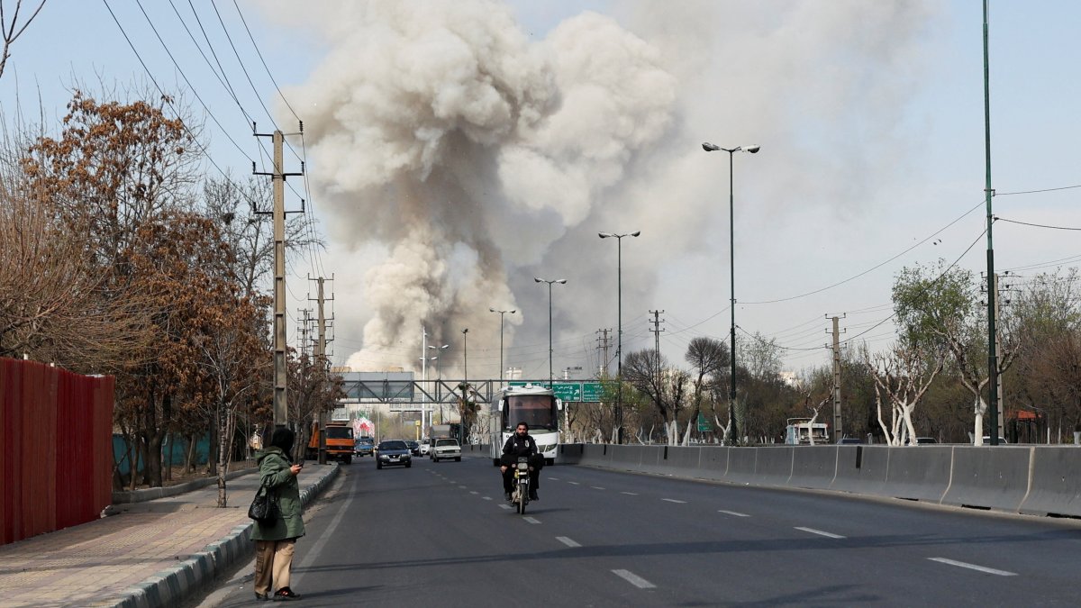 Smoke rises following an explosion, amid the U.S.-Israeli war on Iran, in Tehran, Iran, March 5, 2026. (Reuters Photo)