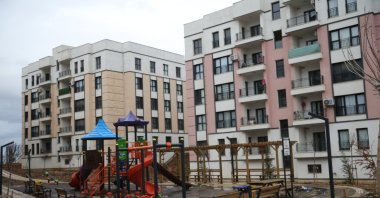 Newly constructed earthquake-resistant housing in Şanlıurfa, Türkiye, Feb. 11, 2026. (AA Photo) 
