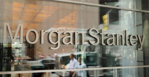 A sign is displayed on the Morgan Stanley building in New York U.S., July 16, 2018. (Reuters Photo)