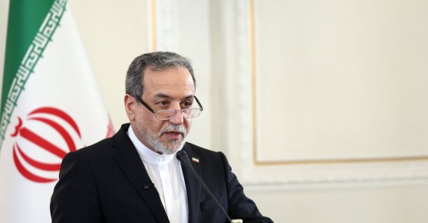 Iranian Foreign Minister Abbas Araghchi speaks during a joint news conference with the Iraqi Foreign Minister in Tehran, Iran, Jan. 18, 2026. (EPA File Photo)