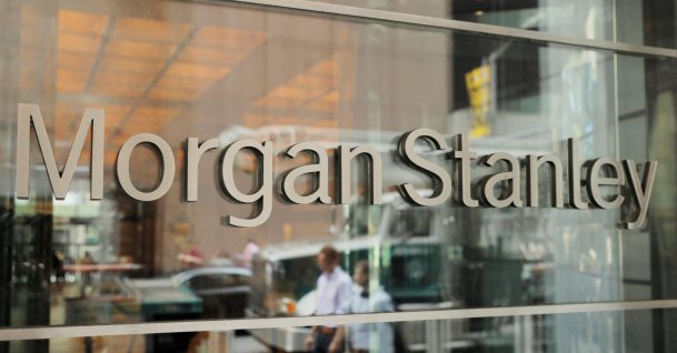 A sign is displayed on the Morgan Stanley building in New York U.S., July 16, 2018. (Reuters Photo)