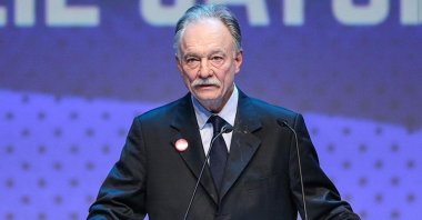 In this undated file photo, Turkish philosopher Teoman Duralı delivers a speech, Ankara, Türkiye. (AA Photo)