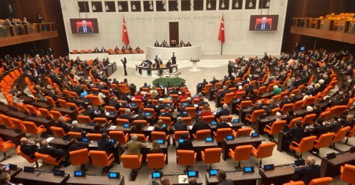 A view of Parliament, Ankara, Türkiye, Dec. 5, 2025. (DHA Photo)
