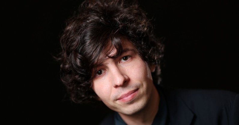 French director Ugo Bienvenu, director, co-writer and producer of Best Animated Feature Film nominee "Arco," poses during a photo session ahead of the 98th Oscars Nominees Luncheon at the Beverly Hilton hotel in Beverly Hills, California, U.S., Feb. 10, 2026. (AFP Photo)
