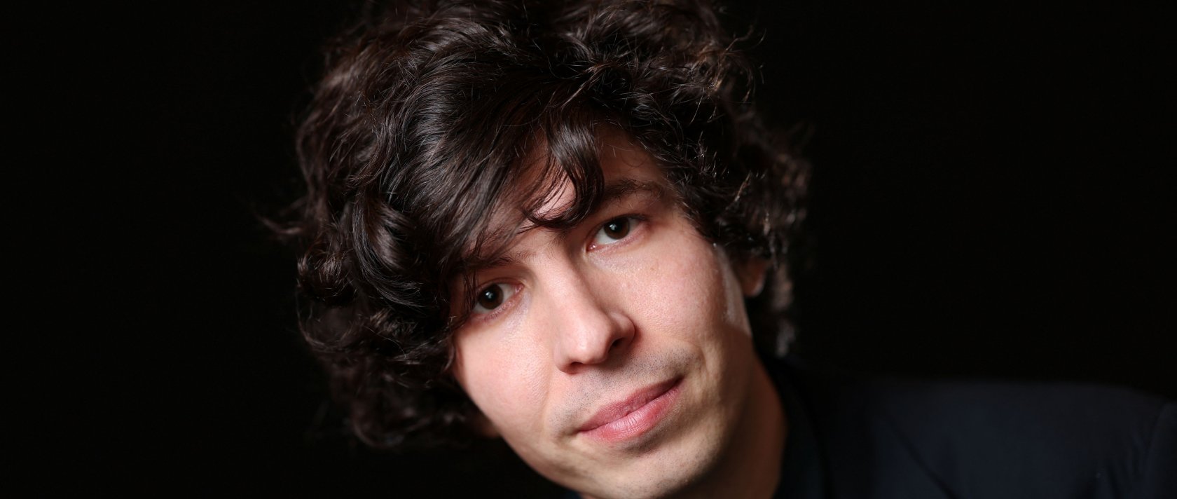 French director Ugo Bienvenu, director, co-writer and producer of Best Animated Feature Film nominee "Arco," poses during a photo session ahead of the 98th Oscars Nominees Luncheon at the Beverly Hilton hotel in Beverly Hills, California, U.S., Feb. 10, 2026. (AFP Photo)
