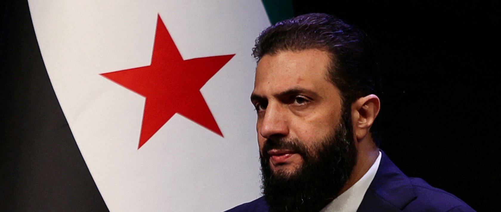 Syrian President Ahmed al-Sharaa attends a conference at the Conference Palace in Damascus, Syria, Feb.16, 2026. (Reuters File Photo)