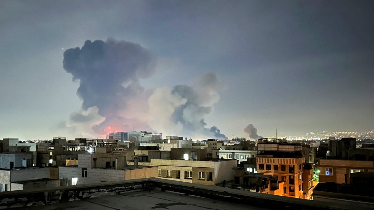 Smoke rises following an explosion, amid the U.S.-Israeli conflict with Iran, in Tehran, Iran, March 7, 2026. (Reuters Photo)