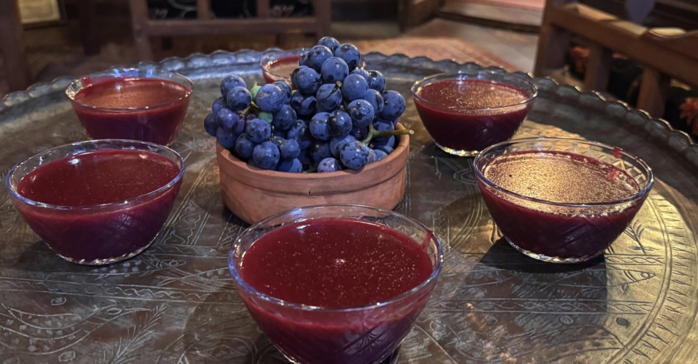 Pepeçura is served in cups in Rize, northern Türkiye, March 7, 2026. (AA Photo)