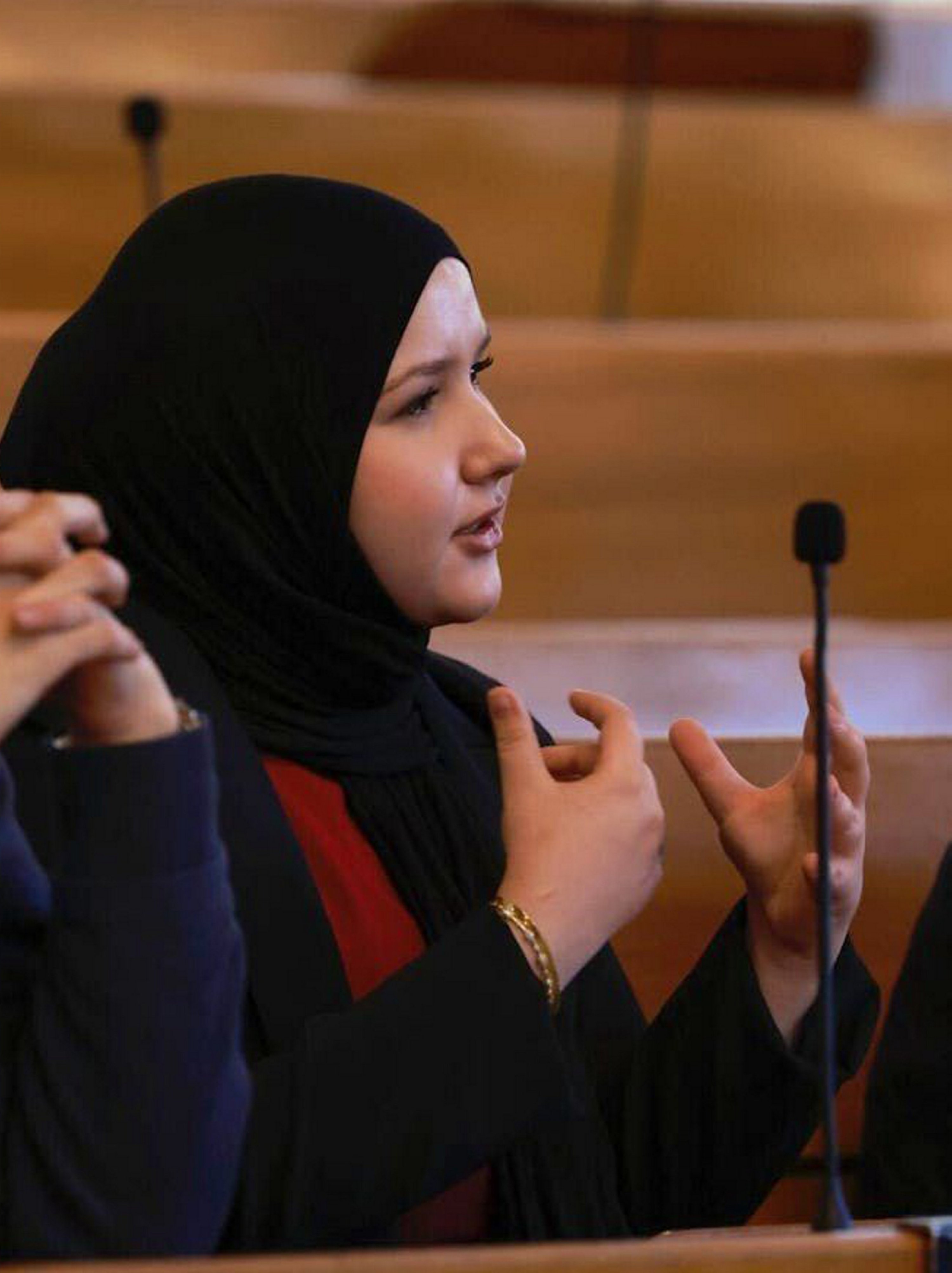 Vera Çelik becomes the first headscarf-wearing member elected to Zurich’s municipal council. (AA Photo)