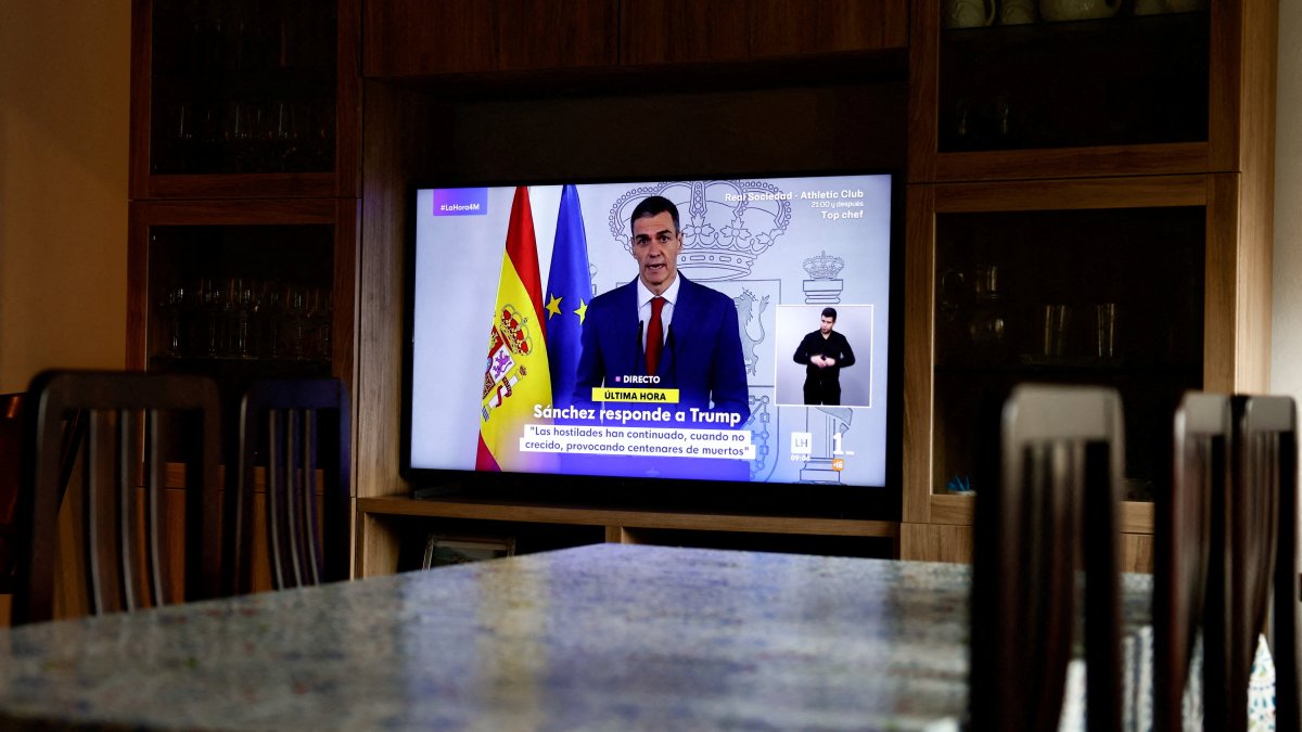 The war on Iran tests unity between Europe and the US