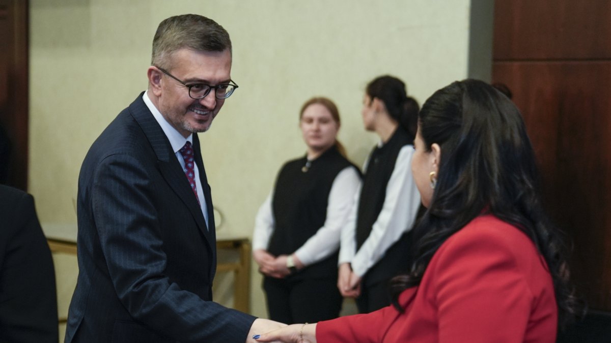 Directorate of Communications head Burhanettin Duran attends an iftar gathering with Ankara representatives of media organizations and reporters, Ankara, Türkiye, March 10, 2026. (AA Photo)