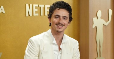 Timothee Chalamet arrives at the 32nd Annual Actor Awards, Los Angeles, U.S., March 1, 2026. (AP Photo)