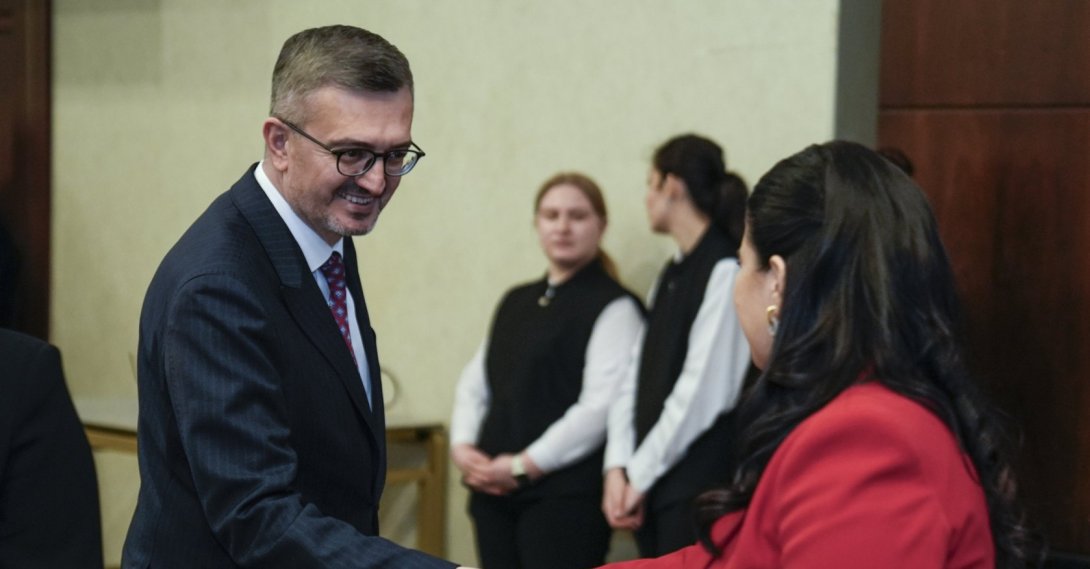 Directorate of Communications head Burhanettin Duran attends an iftar gathering with Ankara representatives of media organizations and reporters, Ankara, Türkiye, March 10, 2026. (AA Photo)