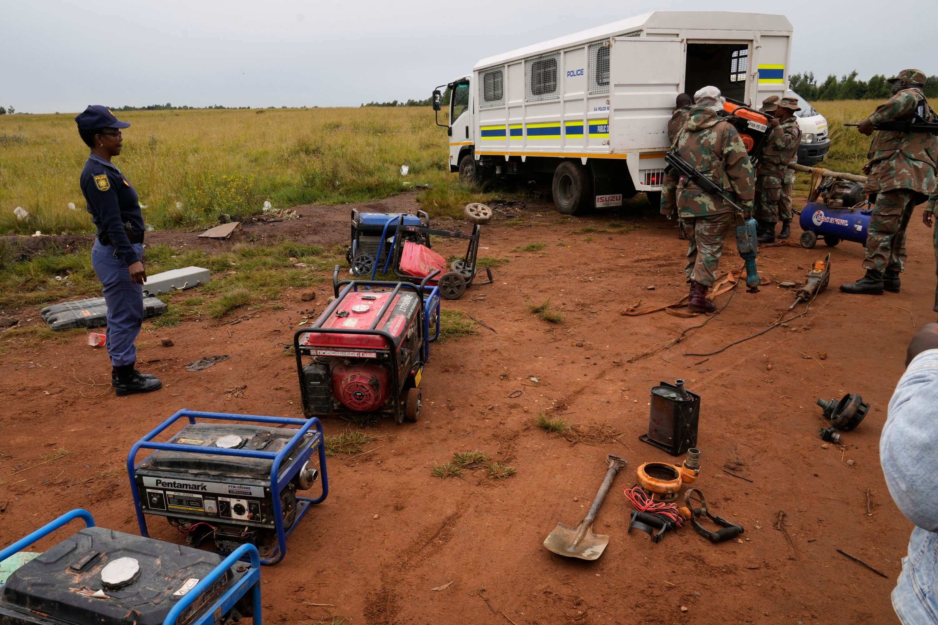 South Africa cracks down on illegal gold mining near Johannesburg