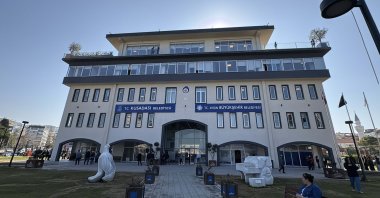 The Kuşadası municipality building, Aydın, Türkiye, March 13, 2026. (DHA Photo)