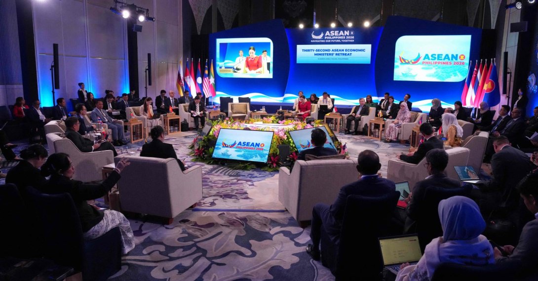 Economic ministers attend the 32nd ASEAN Economic Ministers’ Retreat and Related Meetings, Manila, the Philippines, March 13, 2026. (AFP Photo)