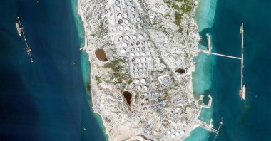 This handout satellite image taken by 2026 Planet Labs PBC shows a view of Iran's Kharg Island, which hosts the country’s main crude export terminal and is responsible for the overwhelming majority of its oil shipments to the world, about 25 kilometers south of the mainland in the north of the Gulf, Feb. 22, 2026. (AFP Photo)