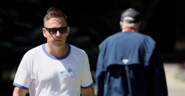 Peter Thiel attends the annual Allen and Co. Sun Valley Media Conference in Sun Valley, Idaho, U.S., July 6, 2022. (Reuters Photo)