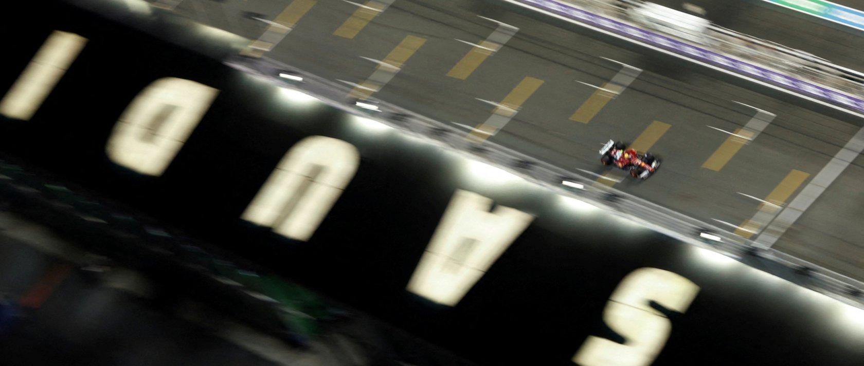 Ferrari's Lewis Hamilton during qualifying at the Saudi Arabian Grand Prix, Jeddah, Saudi Arabia, April 19, 2025. (Reuters Photo)