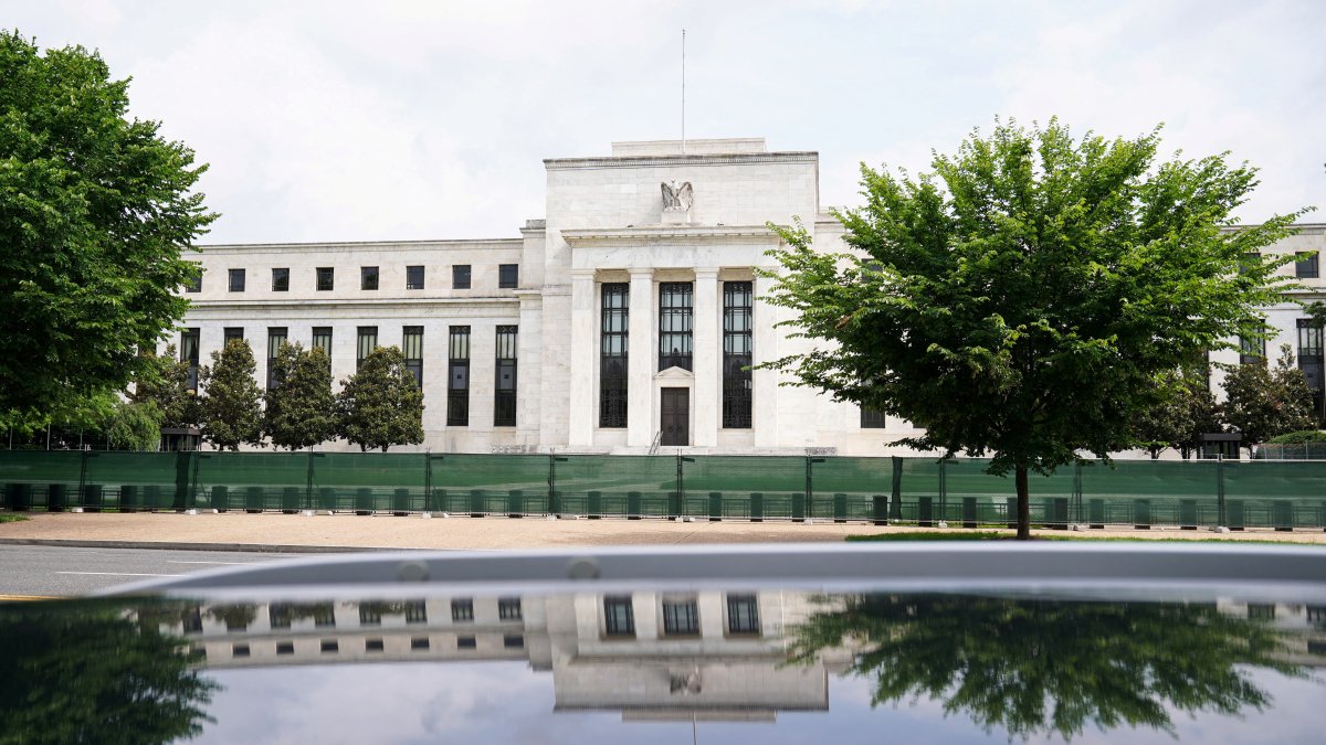 The exterior of the Marriner S. Eccles U.S. Federal Reserve Board Building, Washington, D.C., U.S., June 14, 2022. (Reuters Photo)