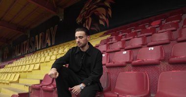 Galatasaray's Yunus Akgün speaks exclusively to Anadolu Agency (AA) as a guest of the "2026 Road to the World Cup: National Pride" project, Istanbul, Türkiye, Feb. 18, 2026. (AA Photo)
.