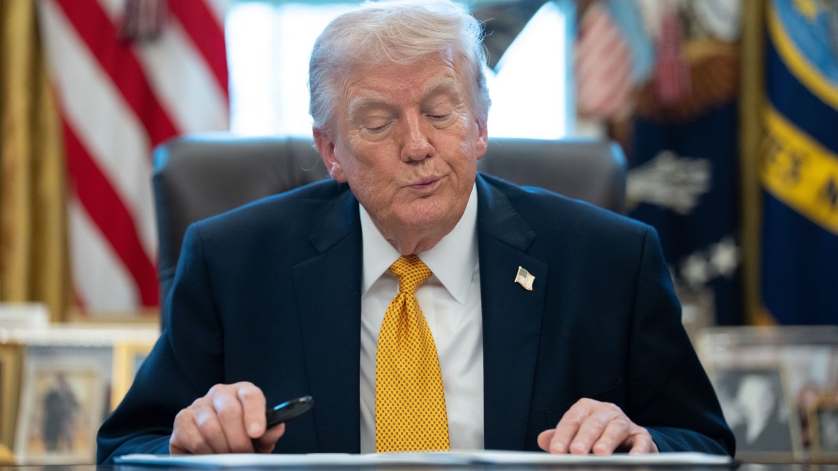 U.S. President Donald Trump, during an Executive Order signing event in the Oval Office of the White House in Washington, D.C., U.S., March 16, 2026. (EPA Photo)