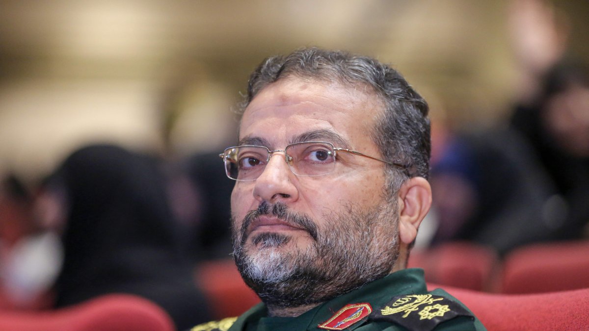 Gholamreza Soleimani, a senior officer in the Islamic Revolutionary Guard Corps who commands Basij forces, attends a gathering during Basij Week in the Iranian capital Tehran on Nov. 24, 2019. (AFP File Photo)