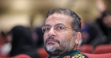 Gholamreza Soleimani, a senior officer in the Islamic Revolutionary Guard Corps who commands Basij forces, attends a gathering during Basij Week in the Iranian capital Tehran on Nov. 24, 2019. (AFP File Photo)