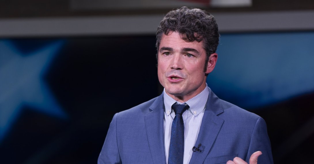 Washington 3rd District Republican candidate Joe Kent speaks during a debate at KATU studios, Monday, Oct. 7, 2024, in Portland, Ore. (AP File Photo)