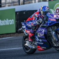 Türkiye's Toprak Razgatlıoğlu competes in the first race of the 2026 MotoGP season at the Chang International Circuit, Buriram, Thailand, March 1, 2026. (AA Photo)
