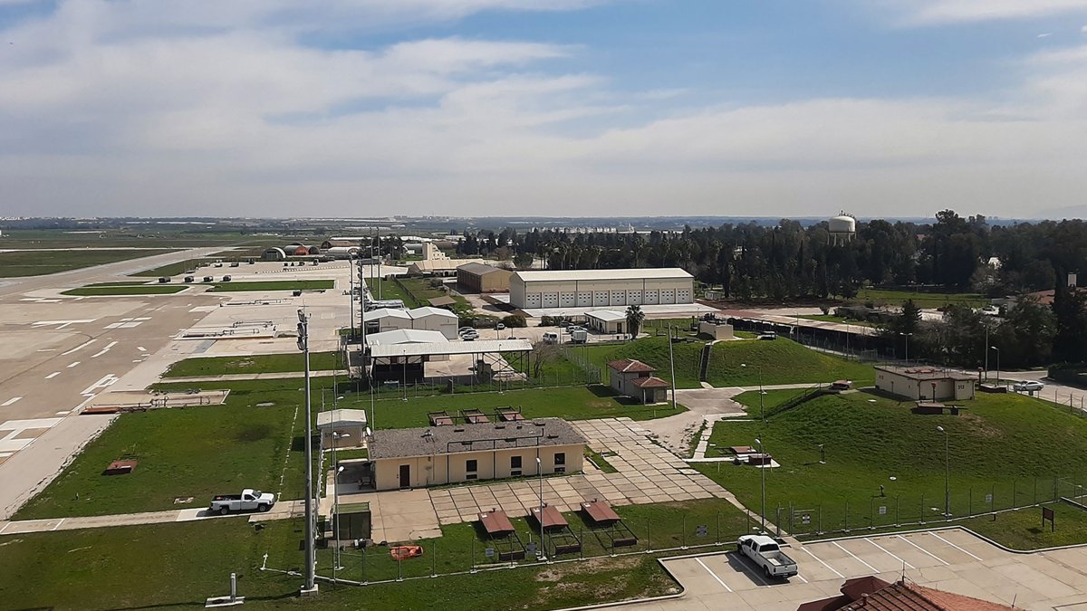 This photograph shows a general view of the Incirlik air base in Adana, south-eastern Türkiye, March 18, 2026. (AFP Photo)