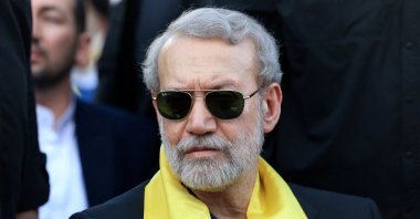 Iran's Supreme National Security Council Secretary Ali Larijani attends a ceremony in Beirut, Lebanon, Sept. 27, 2025. (Reuters Photo)