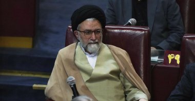 Iranian Intelligence Minister Esmail Khatib attends the inauguration ceremony of the 6th term of the Assembly of Experts in Tehran, Iran, May 21, 2024. (AP Photo)